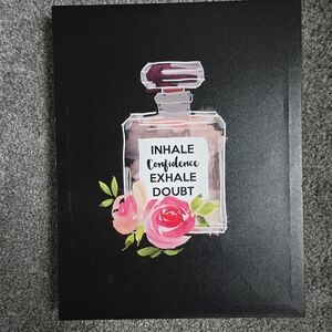 Catherines Inspirational Canvas Art with Floral Design